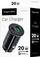 Karikues makine Kruger&amp;Matz KM-CAR20, 2x USB 20W, Quick Charge 3.0 Power Delivery, i zi