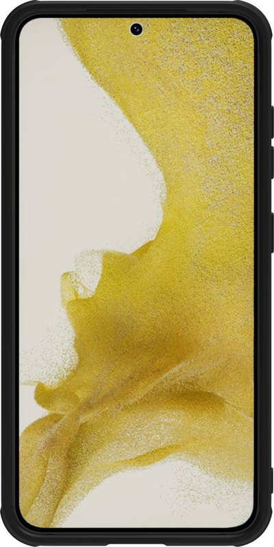 Maskë telefoni Nillkin CamShield Leather S, për Samsung S23, me kapak kamere, e zezë