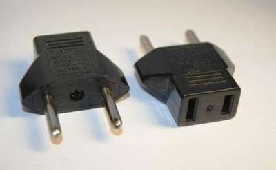 Adapter rryme Inloom USA në EU, prizë PL, i bardhë