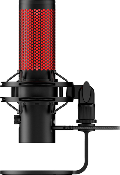 Mikrofon HyperX QuadCast, për studio, USB, i zi