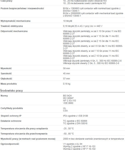Kontaktor Schneider Electric TeSys K LC1K, spirale 24V AC, 4 pole 4NO 9A, 690V AC