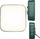 Lampe kampingu LED Newell Campina, 5200mAh, IP64, jeshile