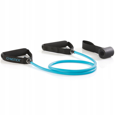 Shirit elastik ushtrimesh Gymstick Active, me ankorë dere, blu