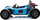 Makina elektrike për kalamaj Buggy Racing, 24V, 2x200W, blu
