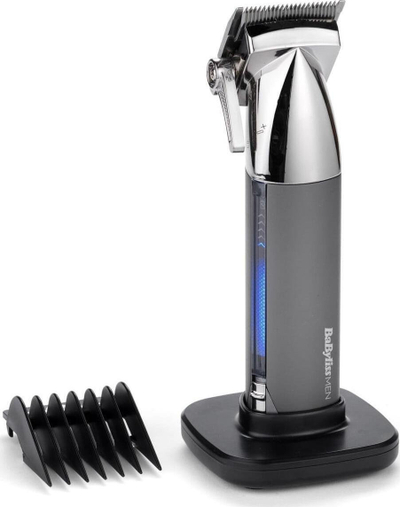Makina qethje BaByliss Super X Metal E996E, pa kabllo, 0.5 25 mm, argjendtë