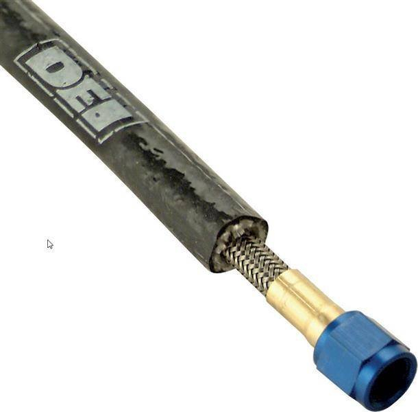 Komplet mbrojtës zjarri Design Engineering 010474 Fire Sleeve, 1" x 36", me shirit izolues, i zi