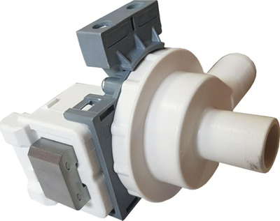 Pompë uji për lavatriçe Polar PDG585, hyrje-dalje 24mm, gri a e bardhë