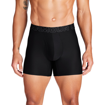 Боксерки за мажи Under Armour Perf Tech 6\", сет 1 парче, големина S, црни