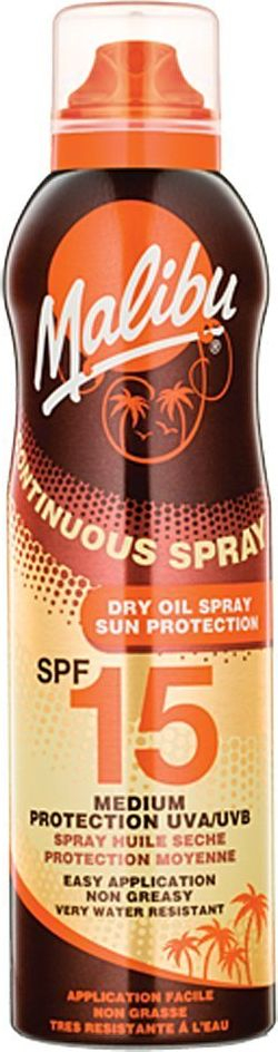 Spray për diell Malibu Continuous Spray, SPF i mesëm, 175ml