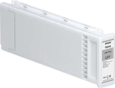 Bojë printeri Epson T800000 UltraChrome PRO, 700ml, gri e hapur