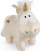 Lodër pelushi Nici Unicorn Shooting Star, 32 cm, njëbrirësh, ngjyrë ari