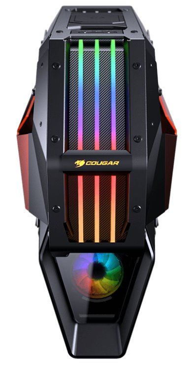 Kasë PC COUGAR CONQUER 2, e zezë