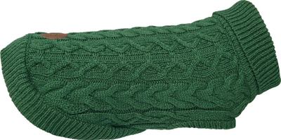 Triko për qen ZOLUX Jacquard R35, gjatësia 35 cm, S/M, jeshile