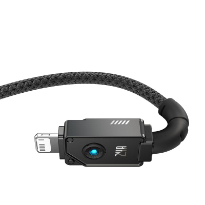 Kabllo USB në Lightning Baseus Unbreakable, 2m, 2.4A, i zi