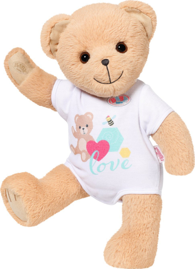 Arush pelushi Zapf BABY born Plush Bear, trup shumë i butë, i bardhë
