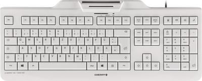 Tastierë CHERRY KC 1000 SC, USB, QWERTY Nordic, e zezë