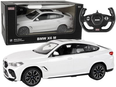 Makina me telekomandë Rastar BMW X6 M, shkallë 1:14, e bardhë