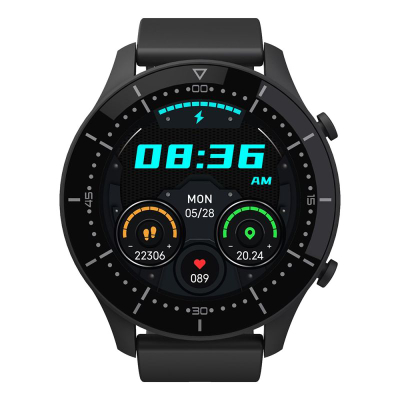 Ora inteligjente Media-Tech Genua MT870, ekran 1.3", Bluetooth Calling, e zezë