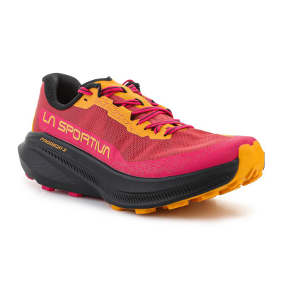 Këpucë vrapimi mali për goca La Sportiva Prodigio 2, XFlow, taban FriXion Red, të kuqe