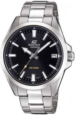 Рачен часовник Casio EFV-100D-1AVUEF, хронограф, не’рѓосувачки челик, сребрен