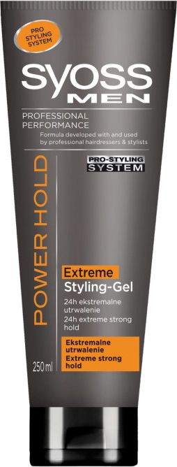 Гел за коса Syoss MEN POWER, 250 ml