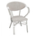 Kolltuk alumini stil bambuje, textilene, 57×57×83 cm (HM5108), gri
