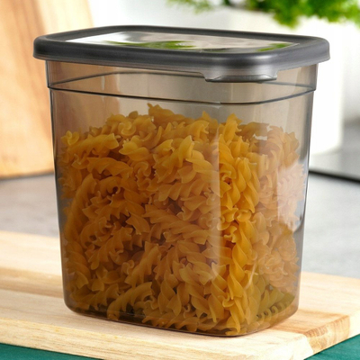Enë kuzhine për ruajtje Kitchen Container, 1.85L, rezistente në mikrovalë, transparente