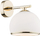Aplikë muri Argon Marbella 4255, E27, xham opal, bronz i lustruar
