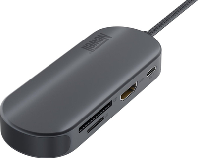 Hub USB C Newell Universal 7 in 1, HDMI 4K, 3x USB 3.0, grafit