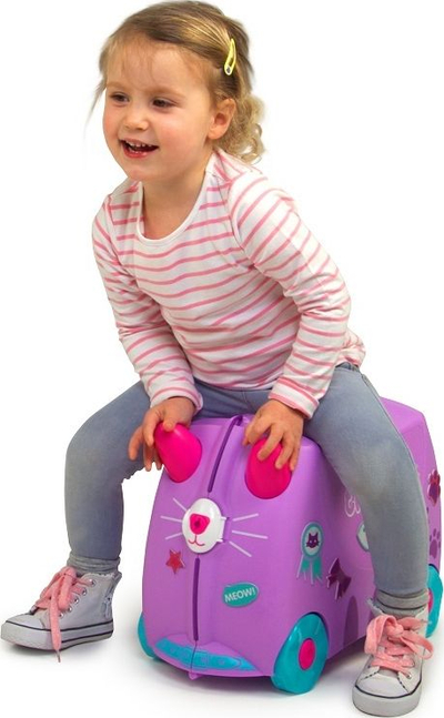 Детски куфер-играчка Trunki Kitty Cassie, 18L, со тркала, шарен