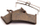 Fisha frene Clarks për Shimano Hope (CLA-VRS801), ngjyrë bronxi