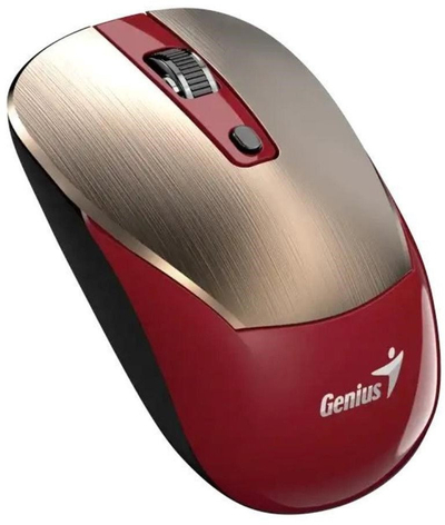 Maus wireless Genius NX-7125, 1200 DPI, optik, i kuq artë