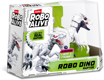 Lodër robotike Zuru Robo Alive Robo Dino Raptor, dinosaur, për kalamaj, shumëngjyrëshe