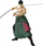 Figurë aksioni BANDAI Anime Heroes One Piece Roronoa Zoro, 17 cm, me 3 shpata, shumëngjyrëshe