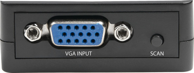 Konvertues VGA në RCA S-Video StarTech VGA2VID2, me USB, 1080p, i zi