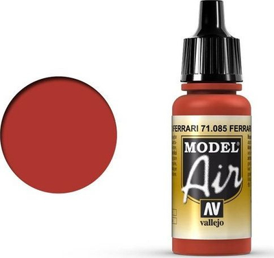 Bojë akrilike Vallejo Model Air Ferrari Red, 17ml, mat, e kuqe