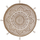 Tapet rrumbullak Atmosphera Modern, jute 100%, 78 cm, bezhë