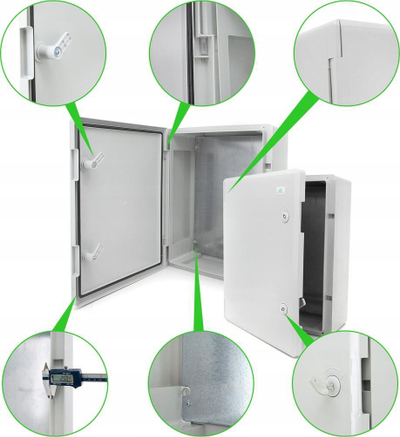 Kuti shpërndarëse ELS Elektrotechnika Premium, ABS, 420x320x180 mm, gri