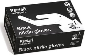 Еднократни ракавици Paclan Expert Nitrile, големина L, 100 парчиња, сини