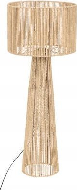 Lampë dyshemeje Eco Boho Show, 97cm, letër edhe metal, e bardhë