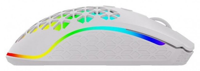 Mi gaming AQIRYS Polaris Wireless, 16000 dpi, RGB, i bardhë