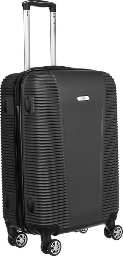 Valixhe kabine Peterson ABS, 40L, 4 rrota 360°, gri e errët
