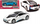 Makina lodër Kinsmart BMW i8, shkallë 1:36, metal, e zezë