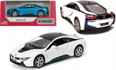 Makina lodër Kinsmart BMW i8, shkallë 1:36, metal, e zezë