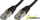 Kabllo rrjeti MicroConnect Patchcord SSTP CAT6, 0.5m, LSZH, e zezë