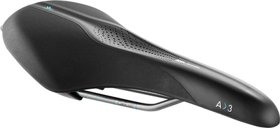 Shalë biçiklete Selle Royal Scientia A3 Athletic, sportive, me xhel komod, e zezë