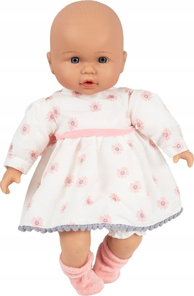 Kukull bebe Baby Doll Julka, 32cm, me jelek triko, rozë
