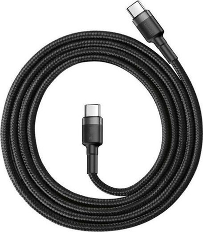 Kabllo USB Baseus Cafule 2xUSB-C, QC 3A, PD, 2 m, e zezë universale