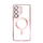 Mbrojtëse telefoni Hurtel Galvanized MagSafe, për iPhone 16e, TPU, rozë