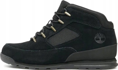 Çizme hiking Timberland Euro Rock Mid Hiker, lëkurë suede, të zeza